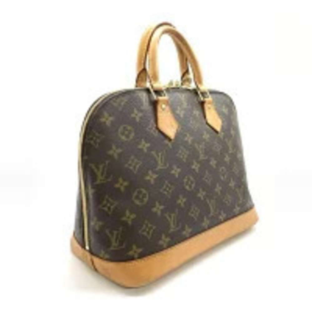 Louis Vuitton Round Handbag Monogram Alma Brown